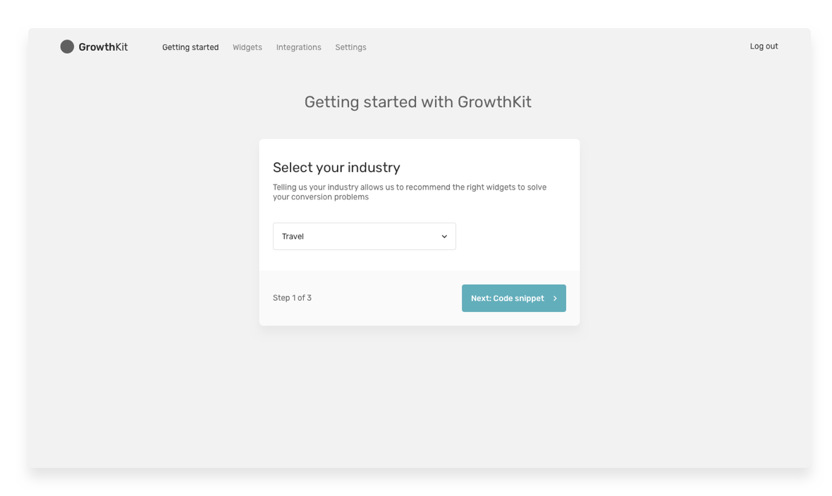 GrowthKit Onboarding